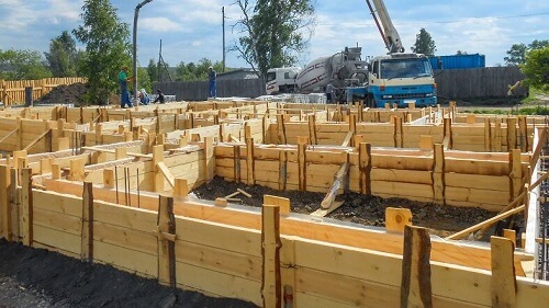 Ленточный фундамент для дома в Гомеле