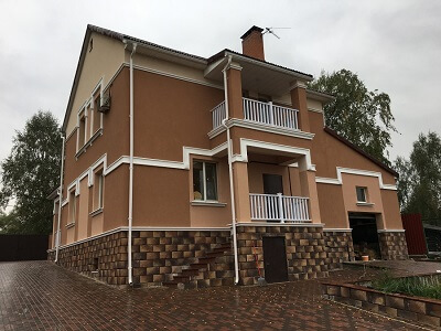 Наружная отделка дома в Гомеле