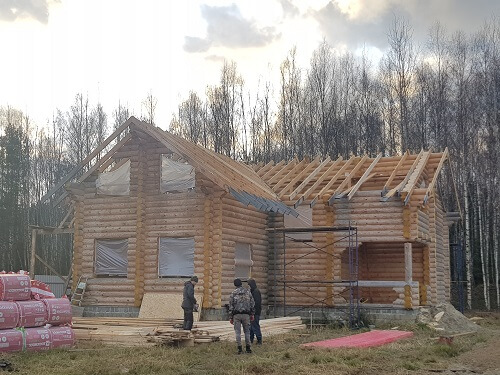 Установка стропильной системы в Гомеле