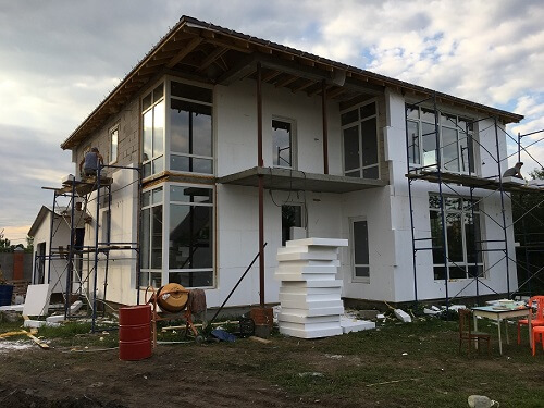 Утепление пенопластом наружных стен в Гомеле